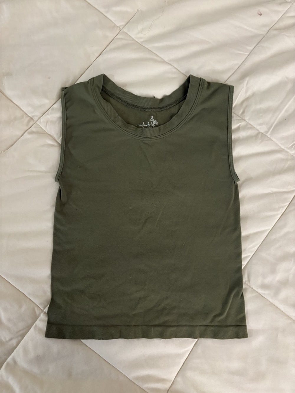 Free People Movement Olive Green Tank Top